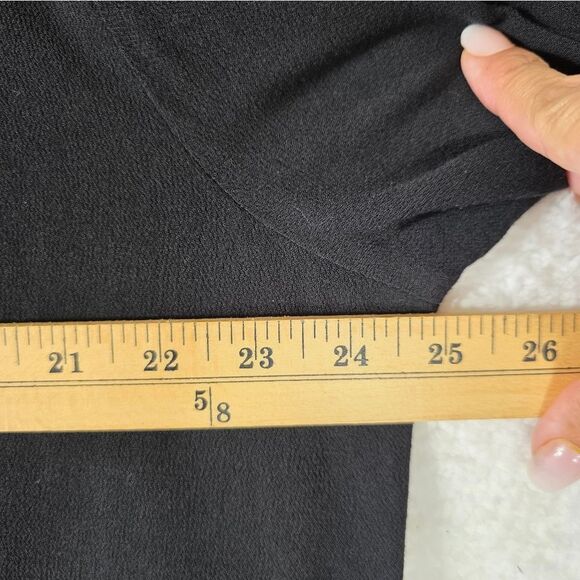 Xhilaration Black Lace Trim Open Front Cardigan – Size Large - Picture 13 of 15